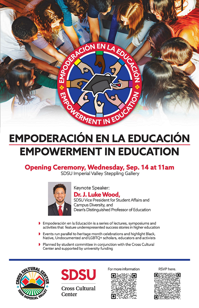 flyer for empowerment in education event