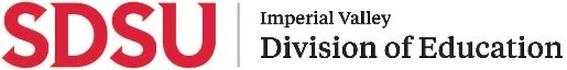 SDSU Imperial Valley Division of Education