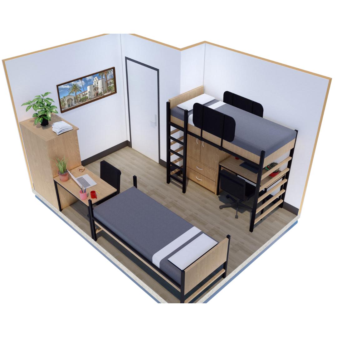 double room isometric